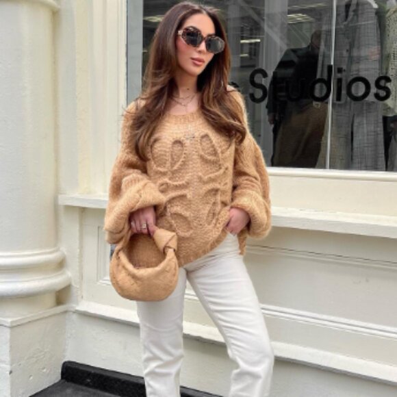 Loewe Anagram Mohair Jumper Liberty - Picture 1 of 10
